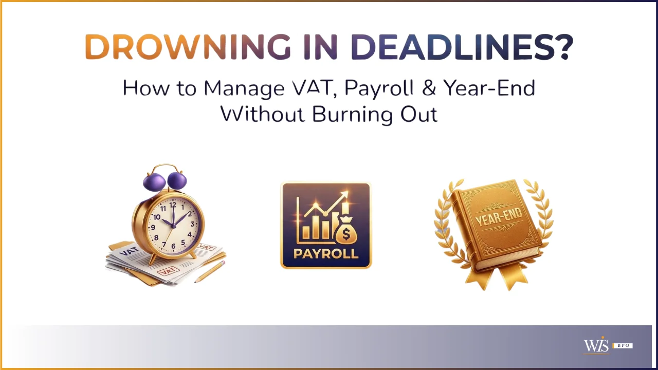 Drowning in Deadlines? How to Manage VAT, Payroll & Year-End Without Burning Out